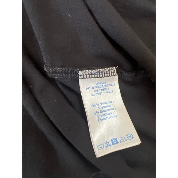 Woman’s Boden St Lucia black knit fit and flare halter dress midi size xl - Picture 6 of 6